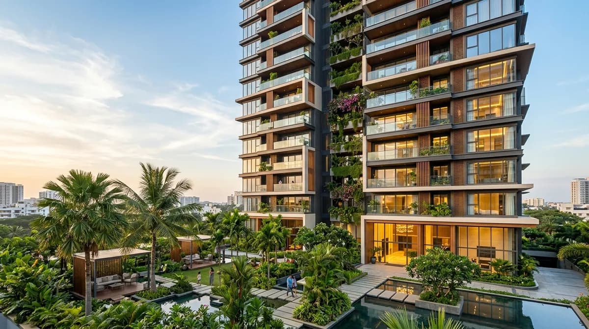 Sobha Luxury High Rise Architecture Background